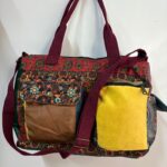 Patchwork Etnik Otantik Bohem Omuz Çantası El Çantası Günlük Kullanım Seyehat Kullanım Postacı Çanta